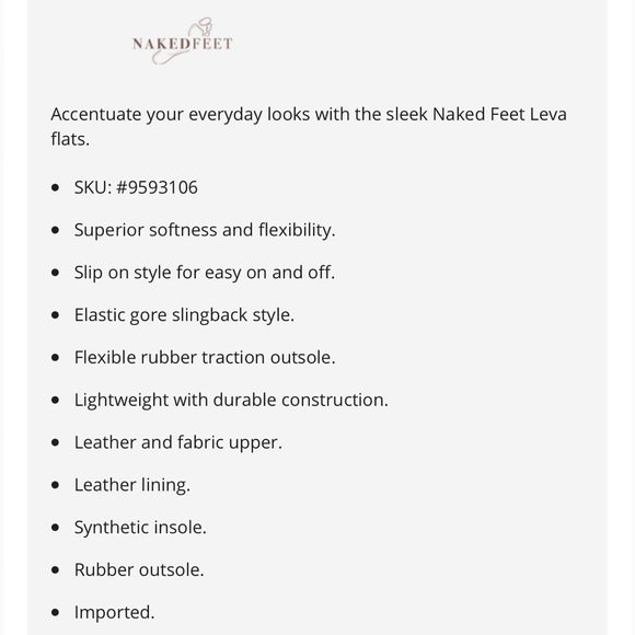 NAKED FEET Leva Sz 6.5 Leather Cheetah Print PointyToe SlingBack Flats Orig $125 - Picture 4 of 11